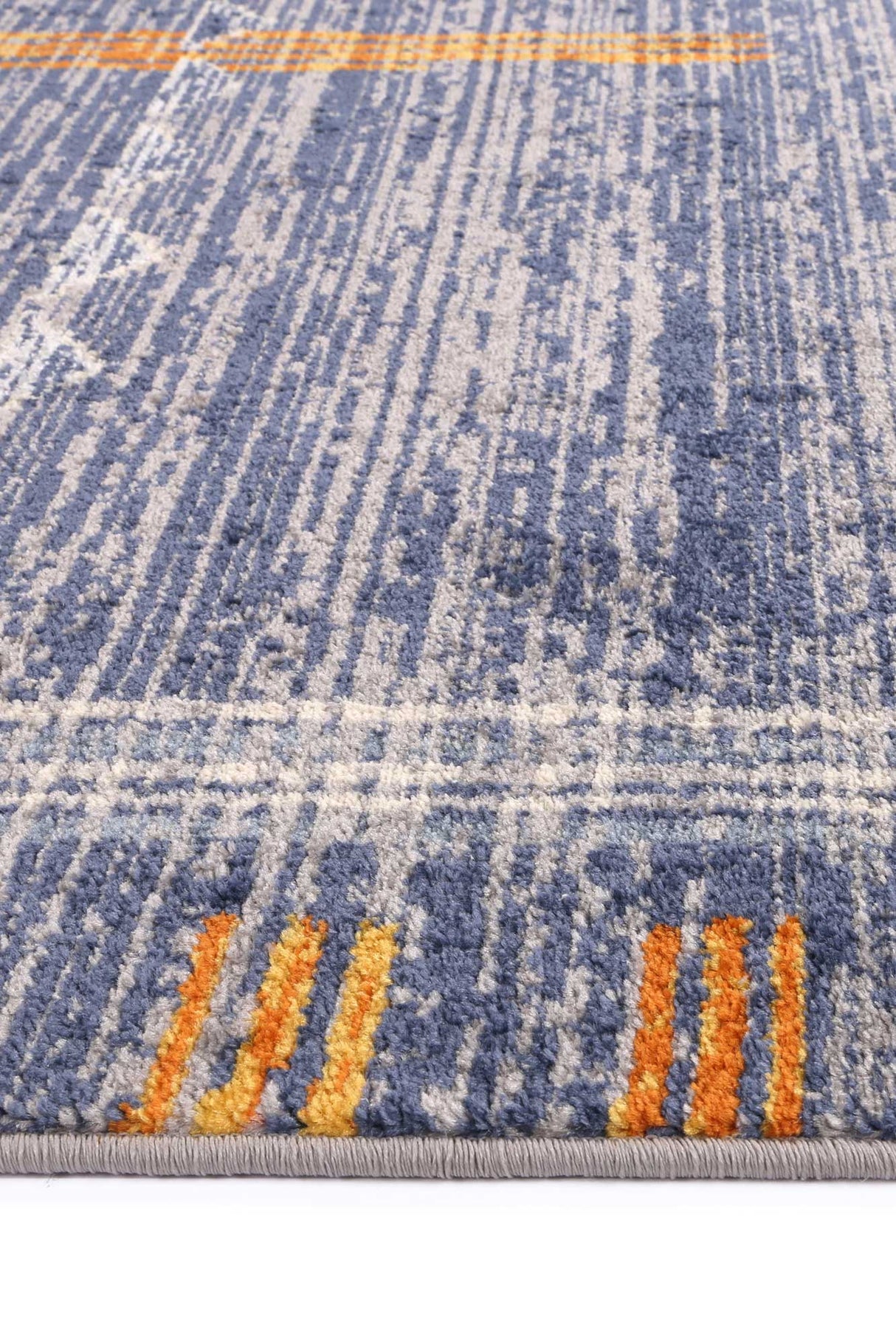Peru Quito Blue Contemporary Rug