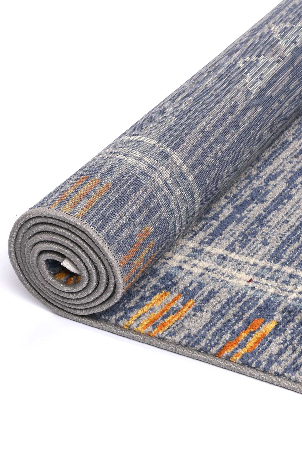 Peru Quito Blue Contemporary Rug