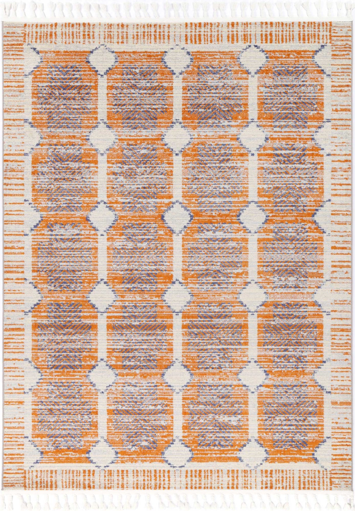 Peru Nasca Rust Contemporary Rug