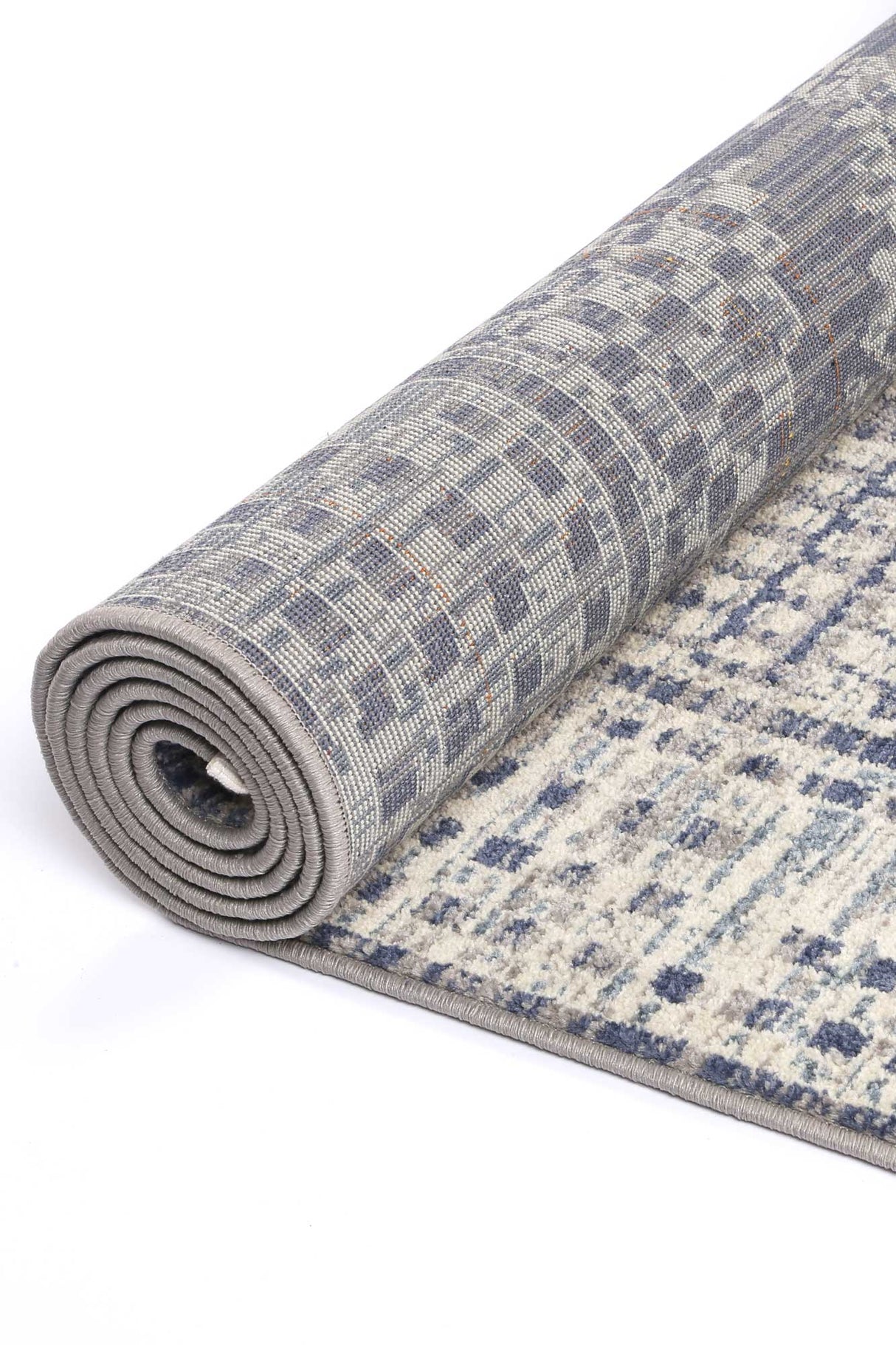 Peru Jauja Blue Contemporary Rug