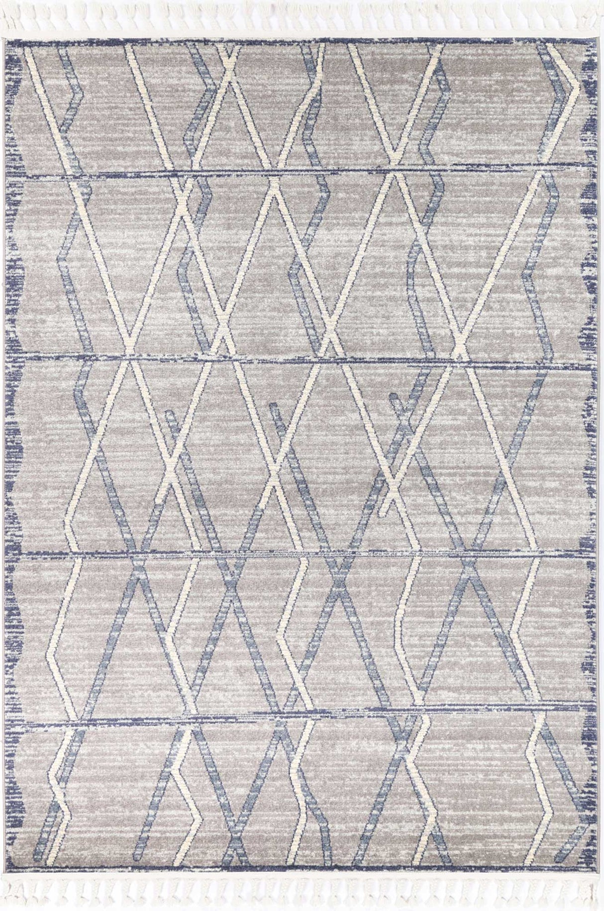 Peru Tupzia Blue & Grey Contemporary Rug