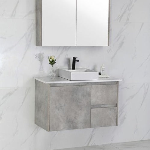 LOLA Wall Hung Vanity Grey (All Size)