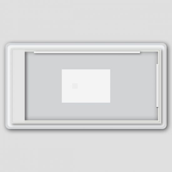 LDE Backlit LED Rectangle Frameless Mirror 1500x800mm