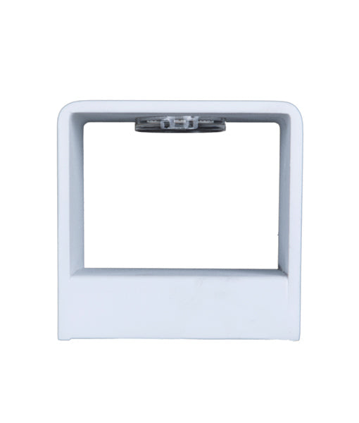 LONDON: LED Interior Matte White Cube Up/Down Wall Light