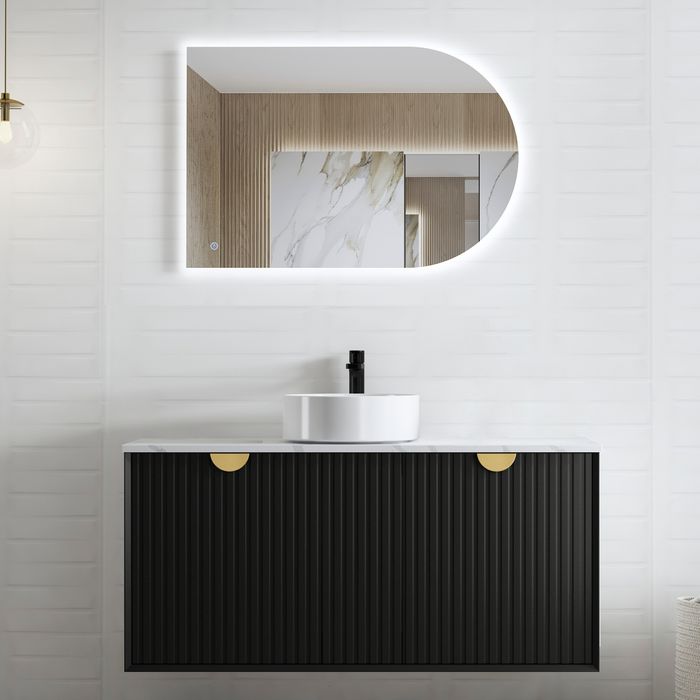 Vanity MARLO Wall Hung 1200mm Matte Black