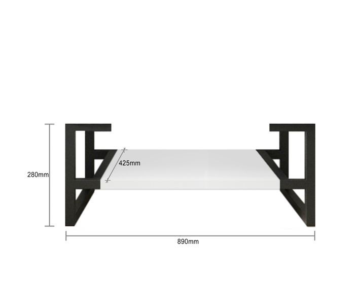 Vanity NOOSA Wall Hung 900mm Satin White