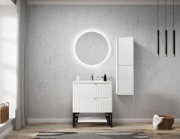 Vanity NOOSA Wall Hung 600mm Satin White