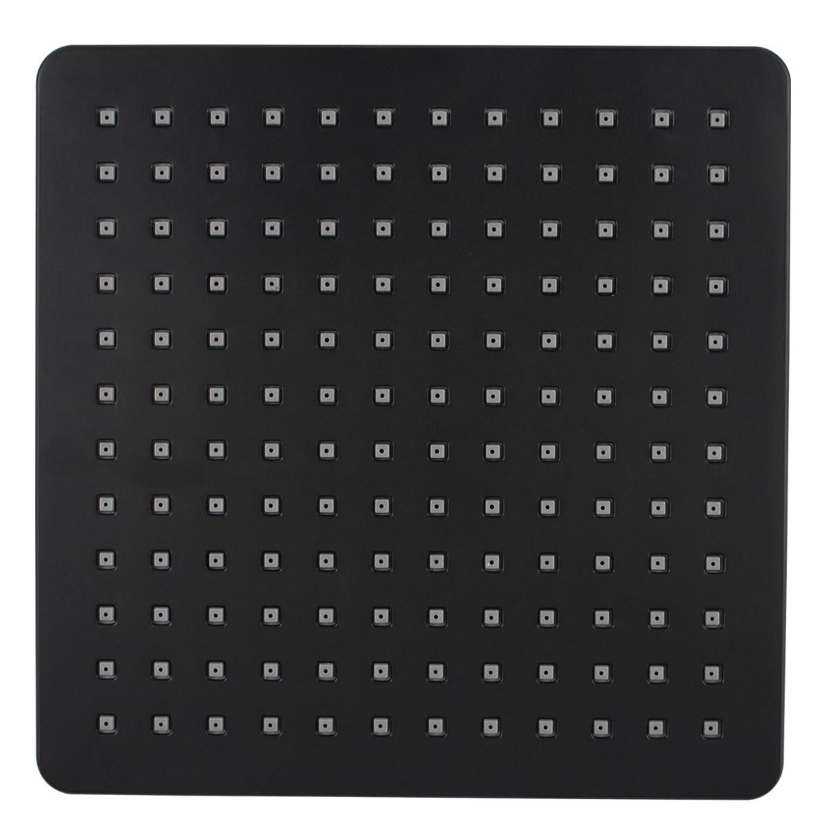 AQU Square ABS Rainfall Shower Head 200mm Discontinued - Black