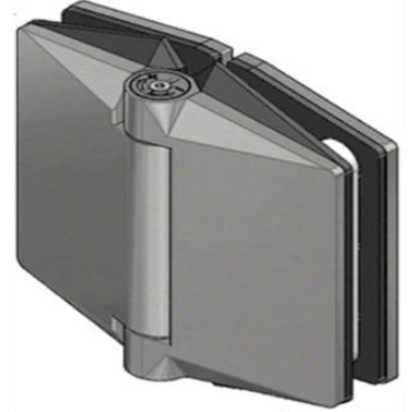 Hinge - Glass to Glass - Hydraulic Cut Out