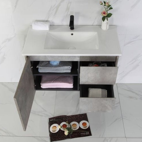 LOLA Wall Hung Vanity Grey (All Size)