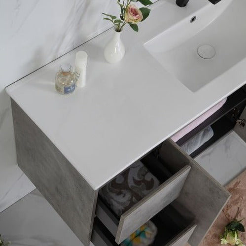 LOLA Wall Hung Vanity Grey (All Size)