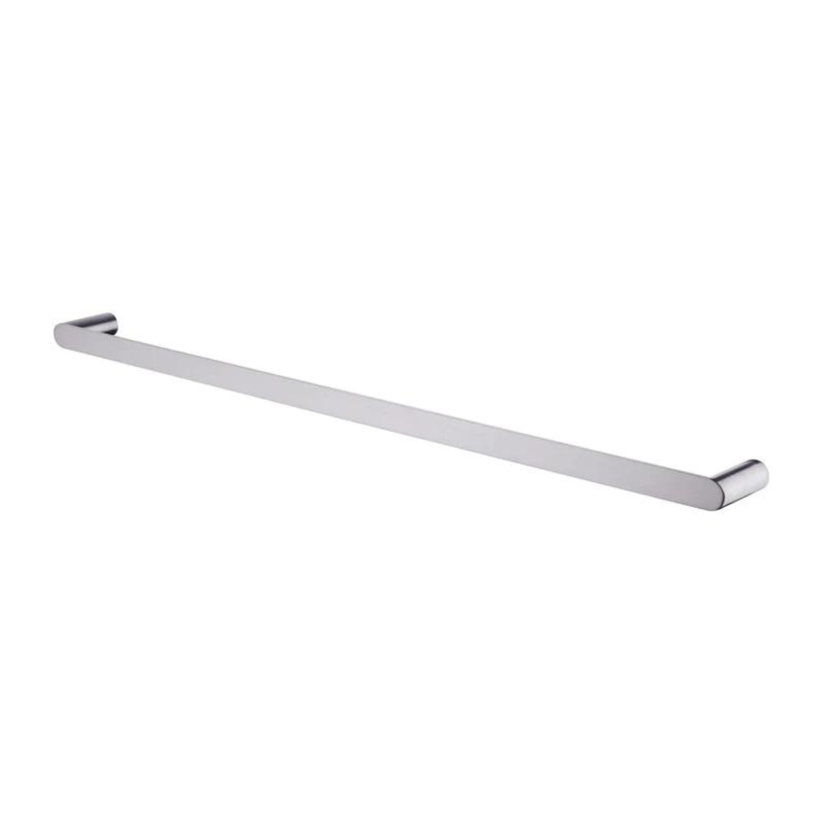 RUSHY Single Towel Rail 800mm - Brushed Nickel