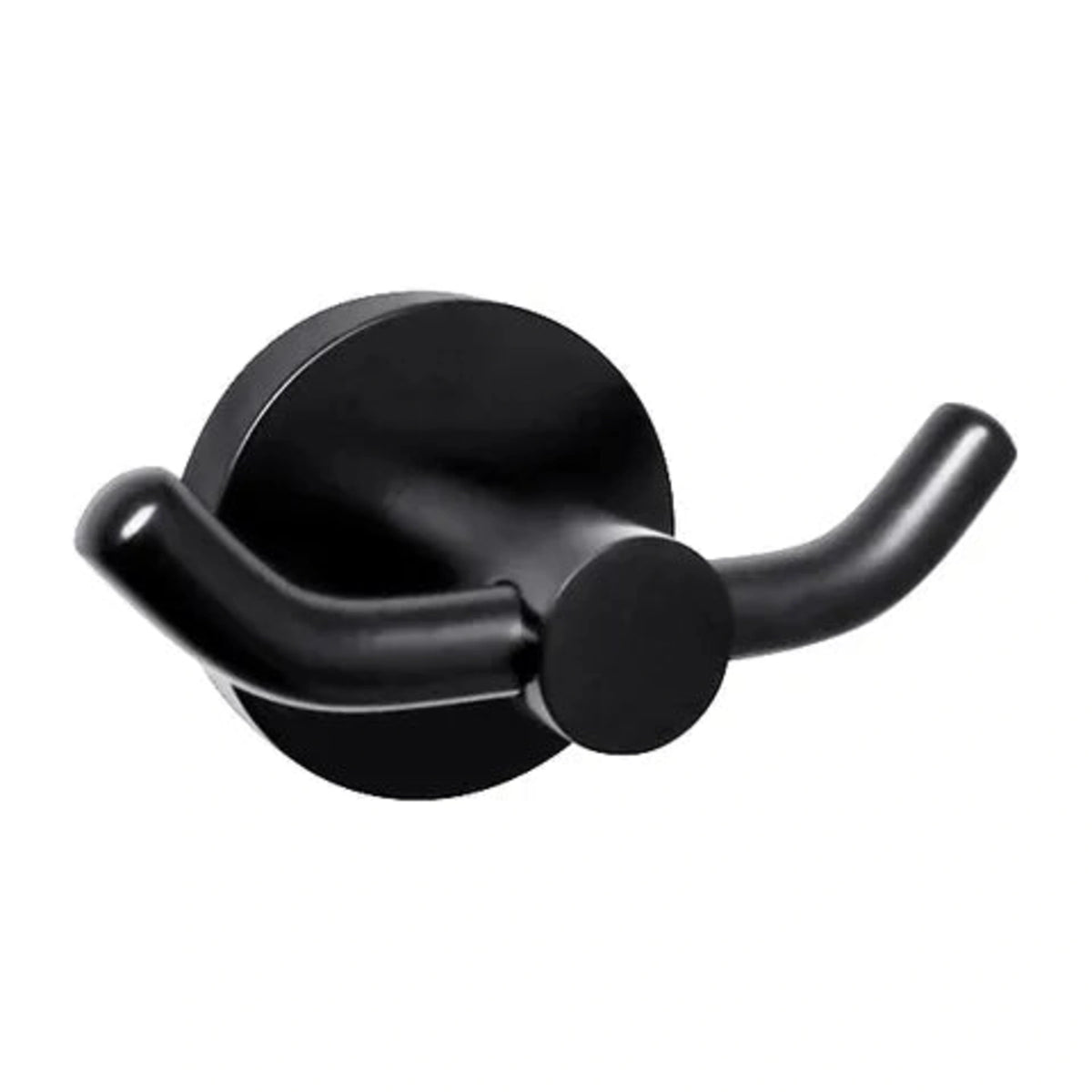 RONDO Black Double Robe Hook