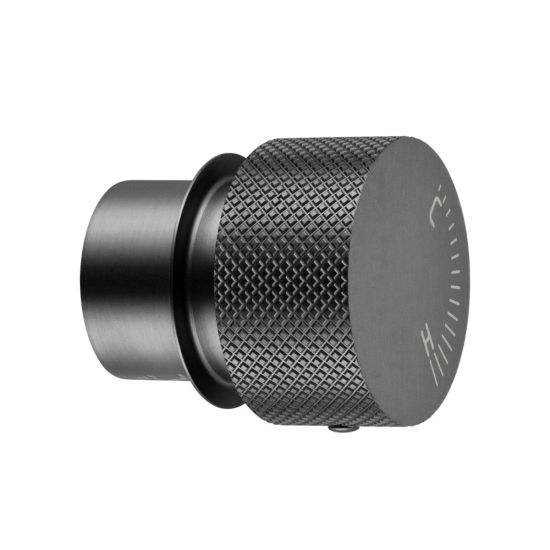 Round Progressive Wall Mixer Handle - Brushed Gun Metal
