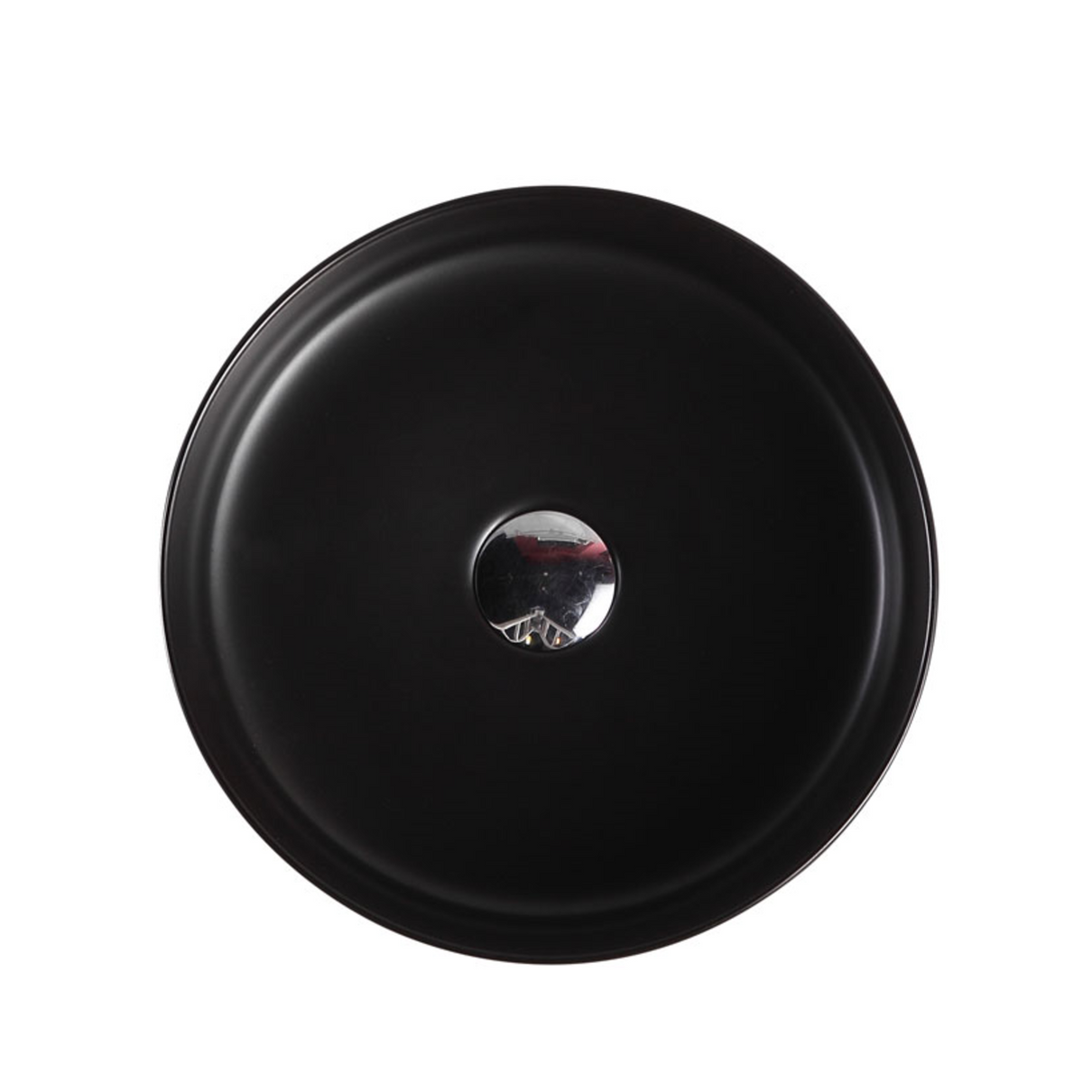 SASSO Round Counter Top Basin Matte Black 350mm