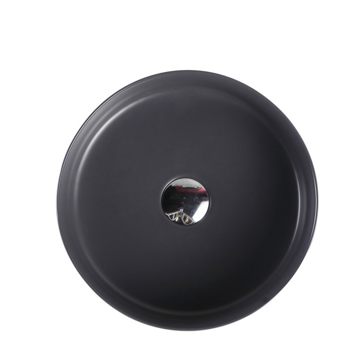 SASSO Round Counter Top Basin Nero Grey 350mm