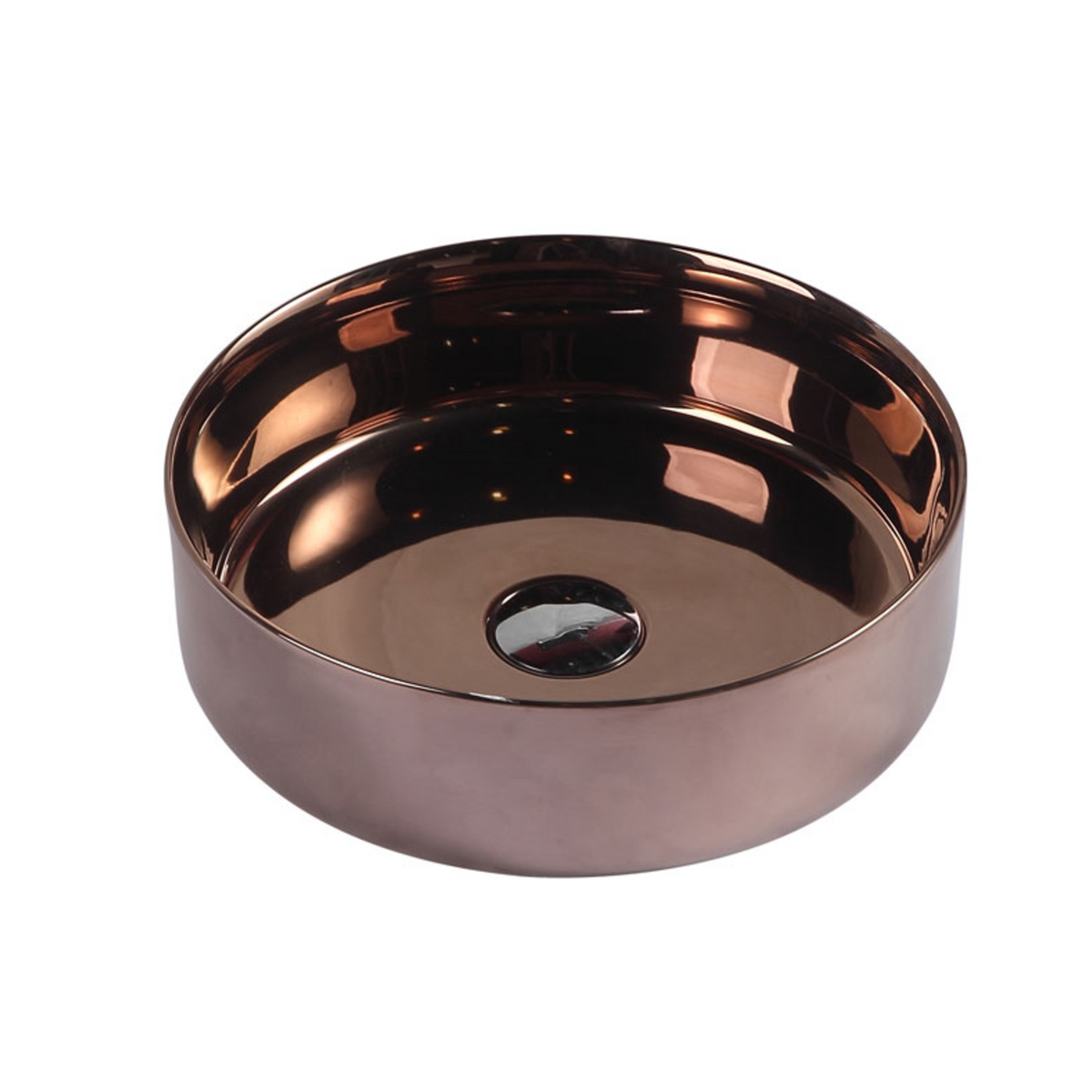 SASSO Round Counter Top Basin Posh Gold 350mm