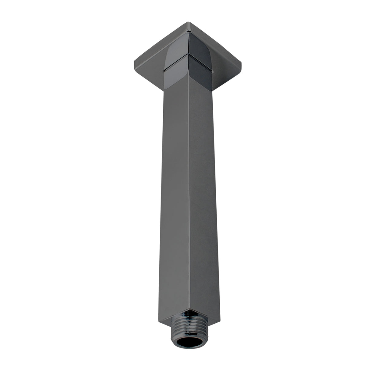 Cavallo Square Ceiling Shower Arm 200mm - Brushed Gun Metal