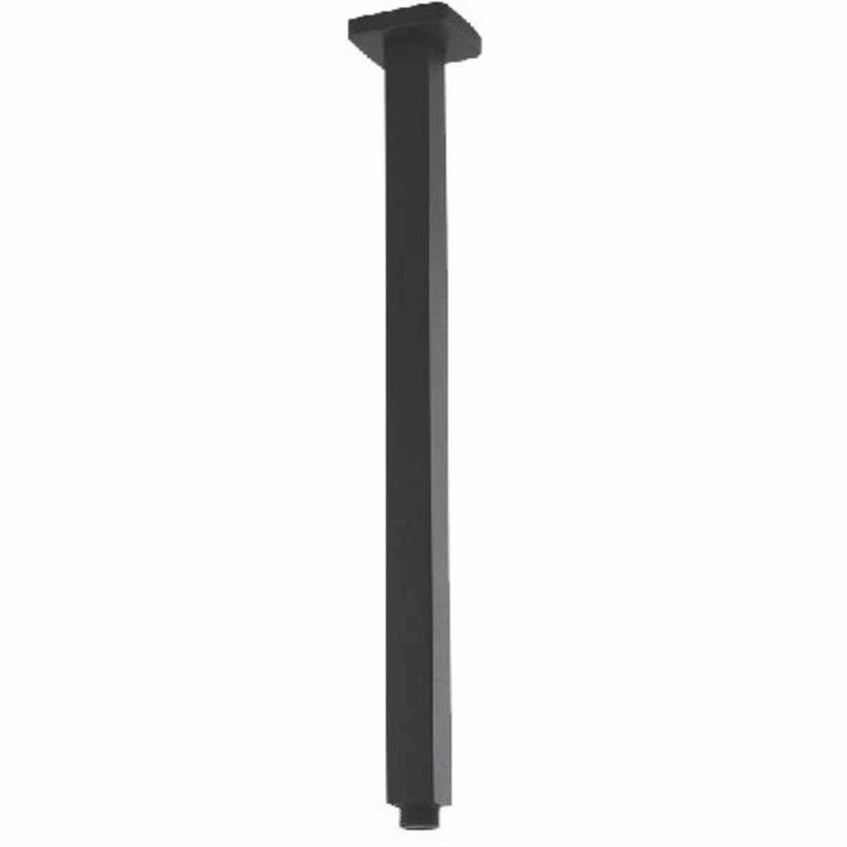 Cavallo Square Ceiling Shower Arm 400mm - Brushed Gun Metal