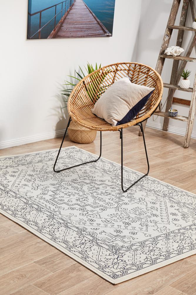 Ocean White Outdoor Rug