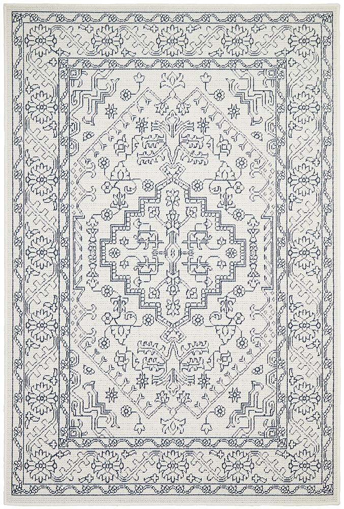 Ocean White Outdoor Rug