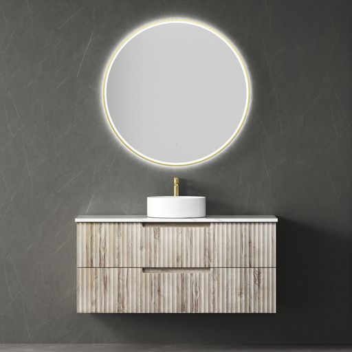 TUSCANA Wall Hung Vanity Oak (All Sizes)