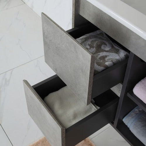 LOLA Wall Hung Vanity Grey (All Size)