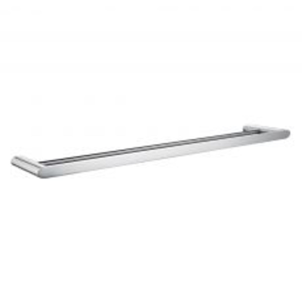 Bellino Solid Brass Double Towel Rail 800mm - Chrome