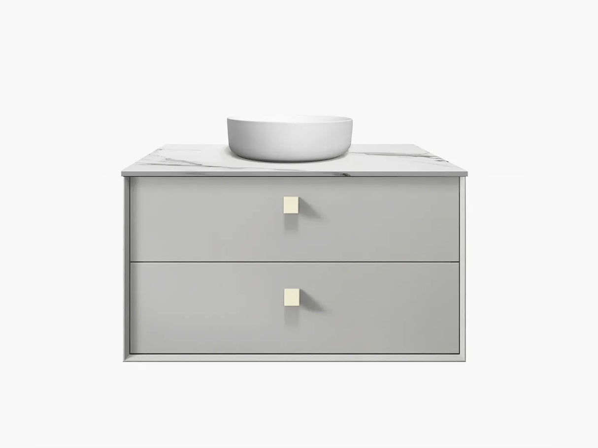 BOSTON Wall Hung Vanity 900mm Light Grey-Clearance