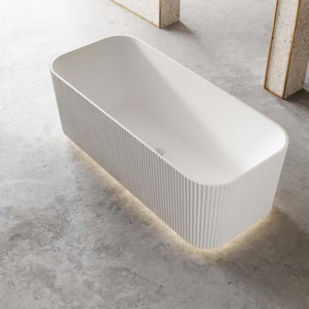 MILANO Free-Standing Bathtub with Non-Overflow (Gloss White) (1500/1700mm)