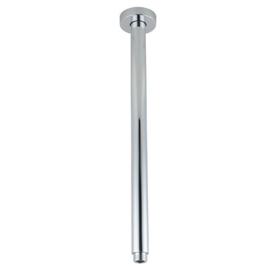 Pentro Round Ceiling Shower Arm 400mm - Chrome