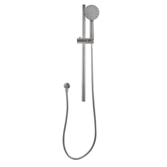 Pentro Round Handheld Shower Rail Set - Brushed Nickel