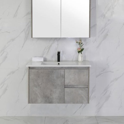 LOLA Wall Hung Vanity Grey (All Size)