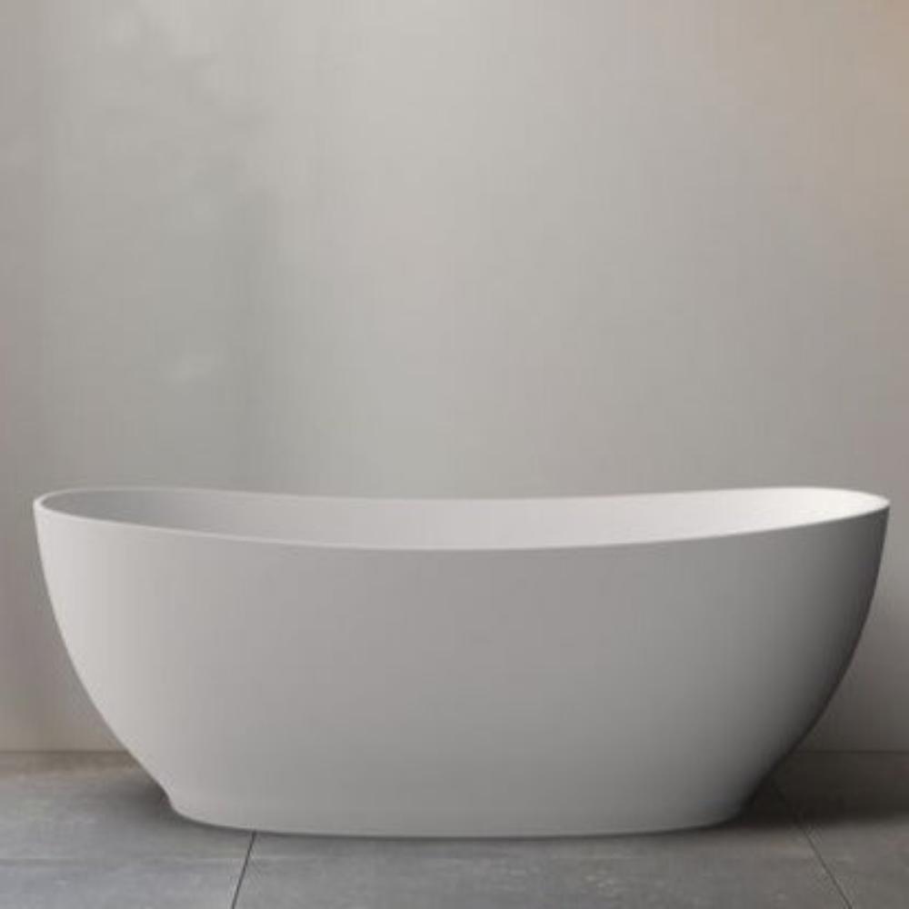 LAYLA Free Standing Bathtub with Non-Overflow (Matte White) 1500/1700mm