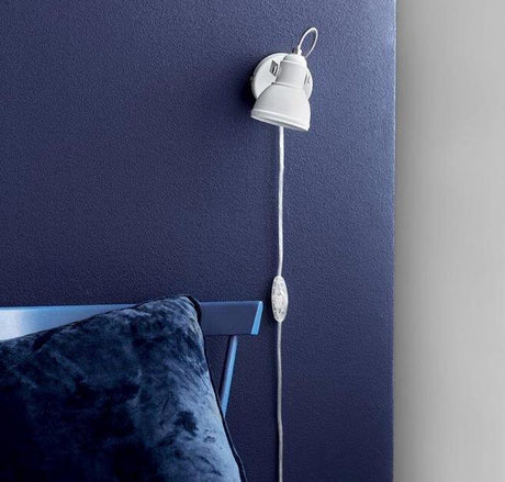 ASLAK WALL LIGHT METAL WHITE