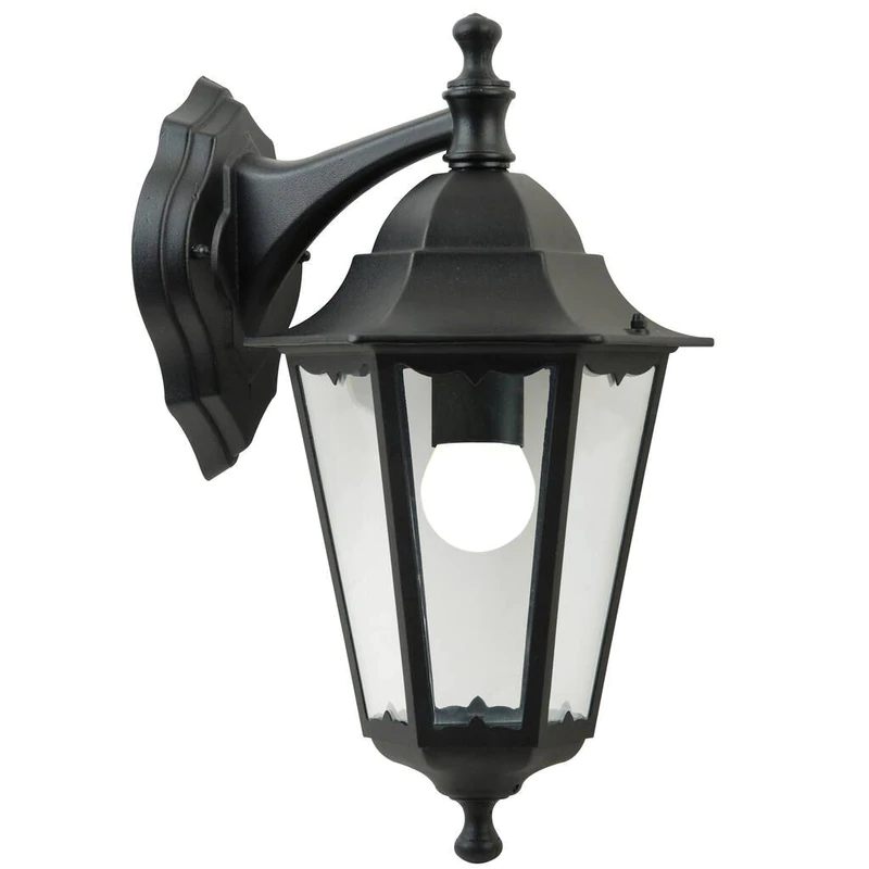 CARDIFF D WALL LIGHT ALUMINIUM BLACK