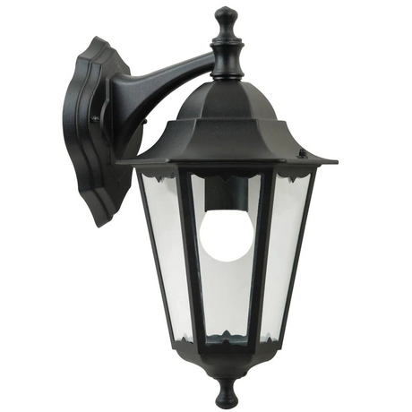 CARDIFF D WALL LIGHT ALUMINIUM BLACK