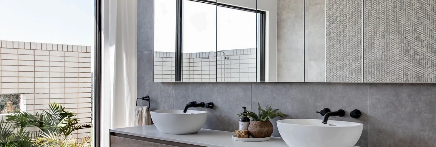How to install a recessed bathroom mirror cabinet