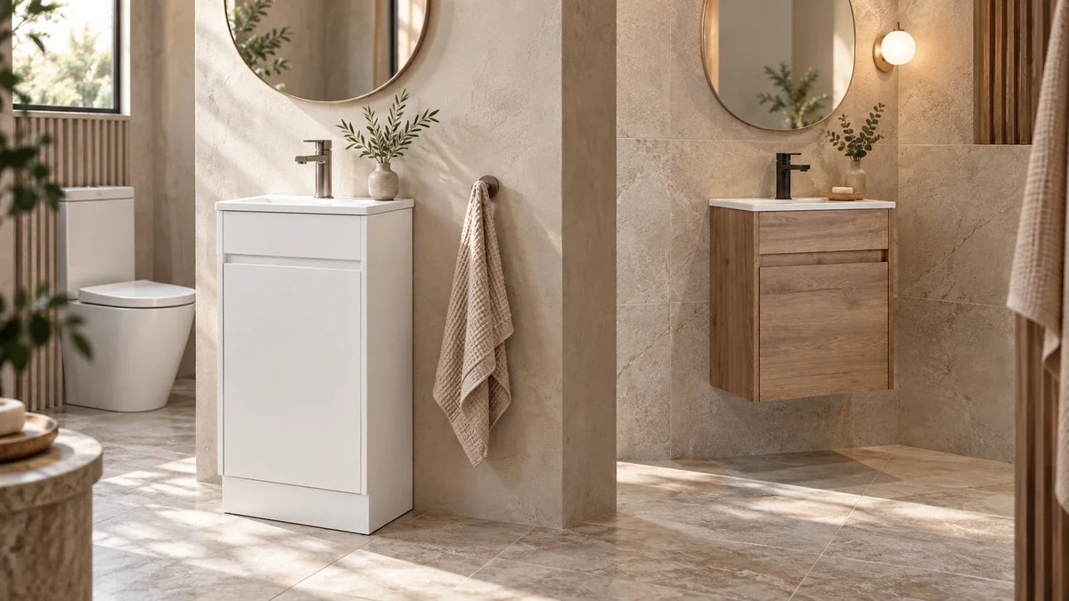 Wall-Hung vs Freestanding Small Vanity Units