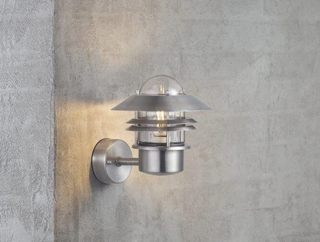 BLOKHUS WALL LIGHT STAINLESS STEEL