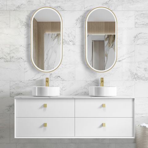 Boston Matte White vanity