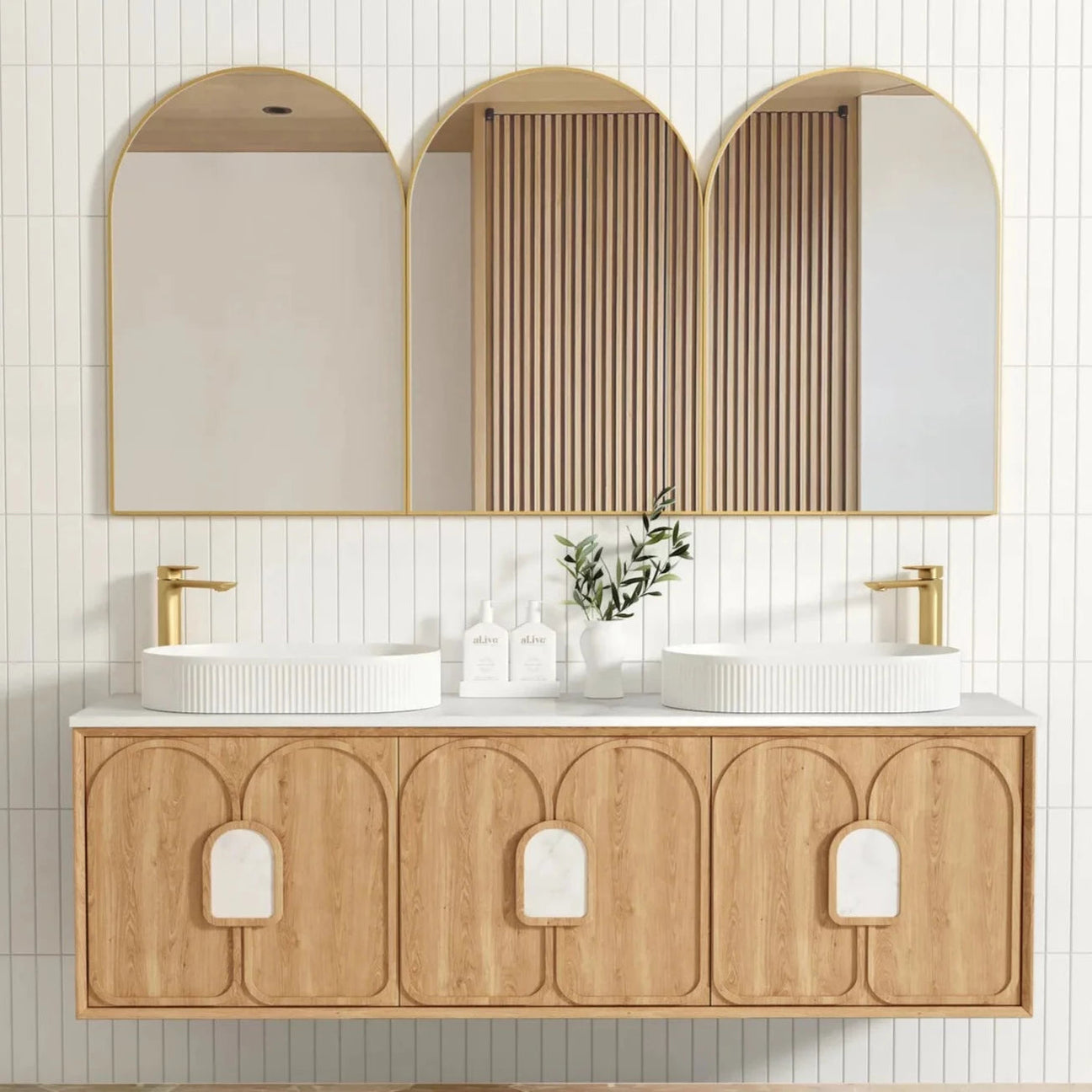 American Natural Oak Balmoral Vanity