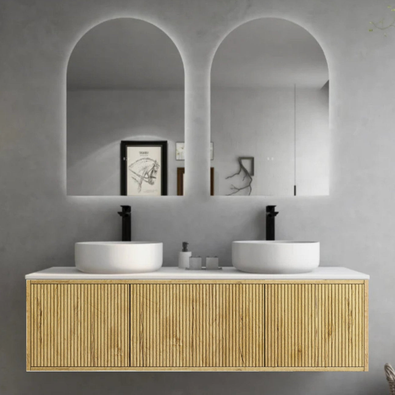 Prime Oak Bellevue Vanity