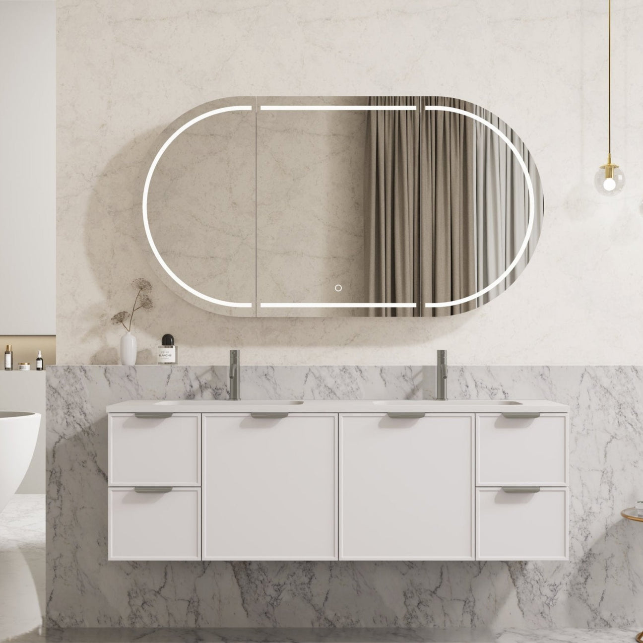 Miami Matte White Vanity