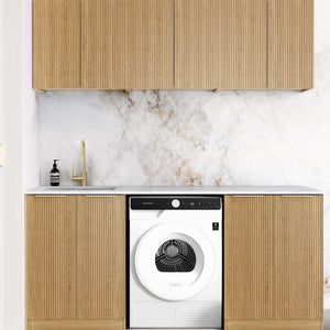 Havana Woodland Oak Laundry Cabinet