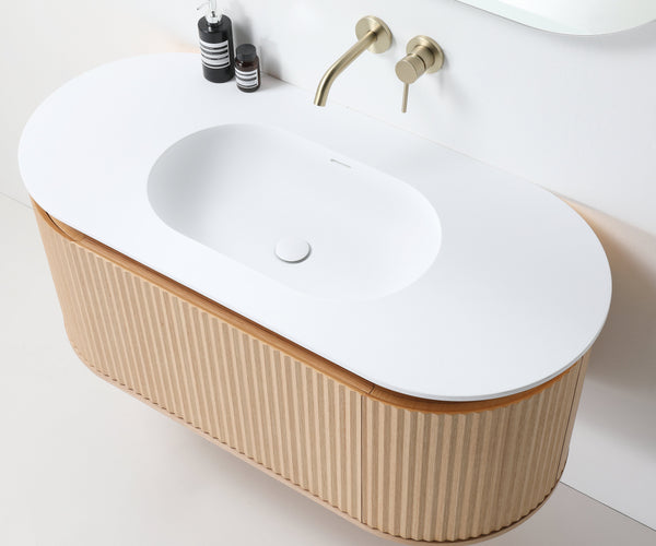 Natural oak Sainos Vanity Zure