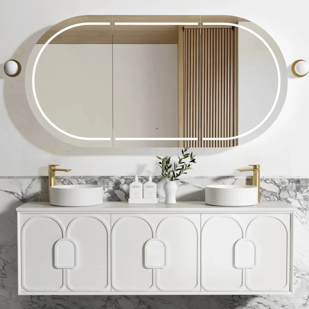 White Oak Balmoral Vanity