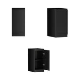 Hampshire Black Laundry Set 1715x600x2100 (Set C)
