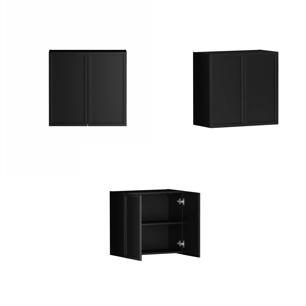 Hampshire Black Base Cabinet Laundry (650mm)