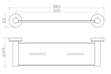 Otus Round Metal Shelf